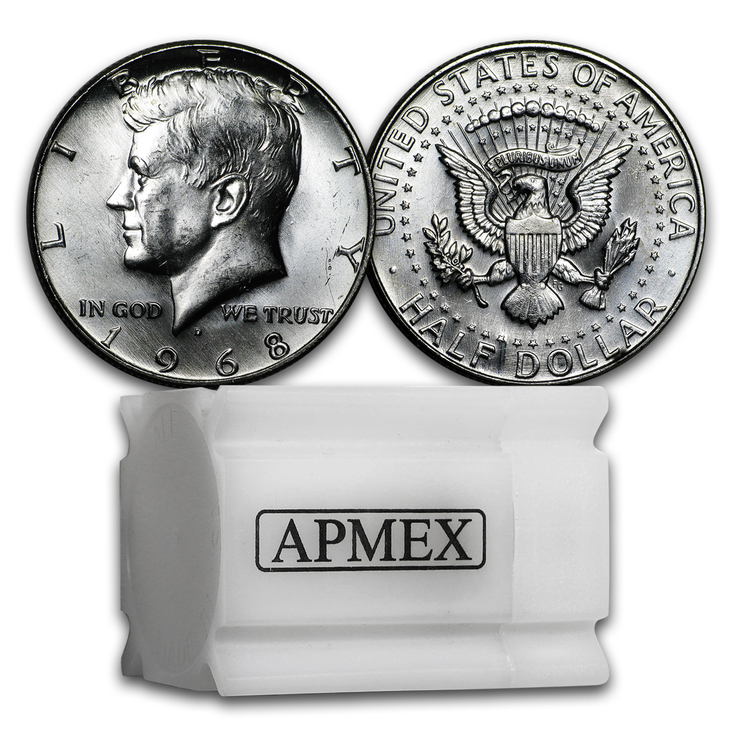 Kennedy Half Dollar Roll 40/% Silver 20 Coins 1965-1969